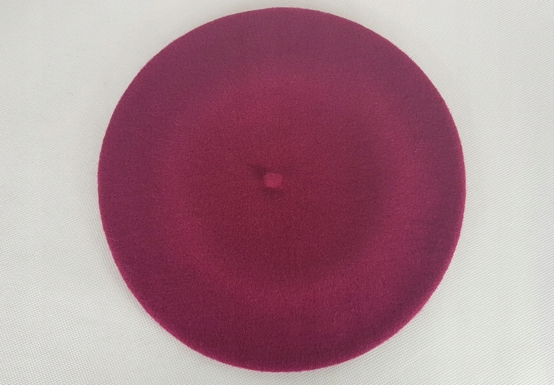 460 BERET FEZKO kolor FUKSJA rozm. 11" Płeć kobieta