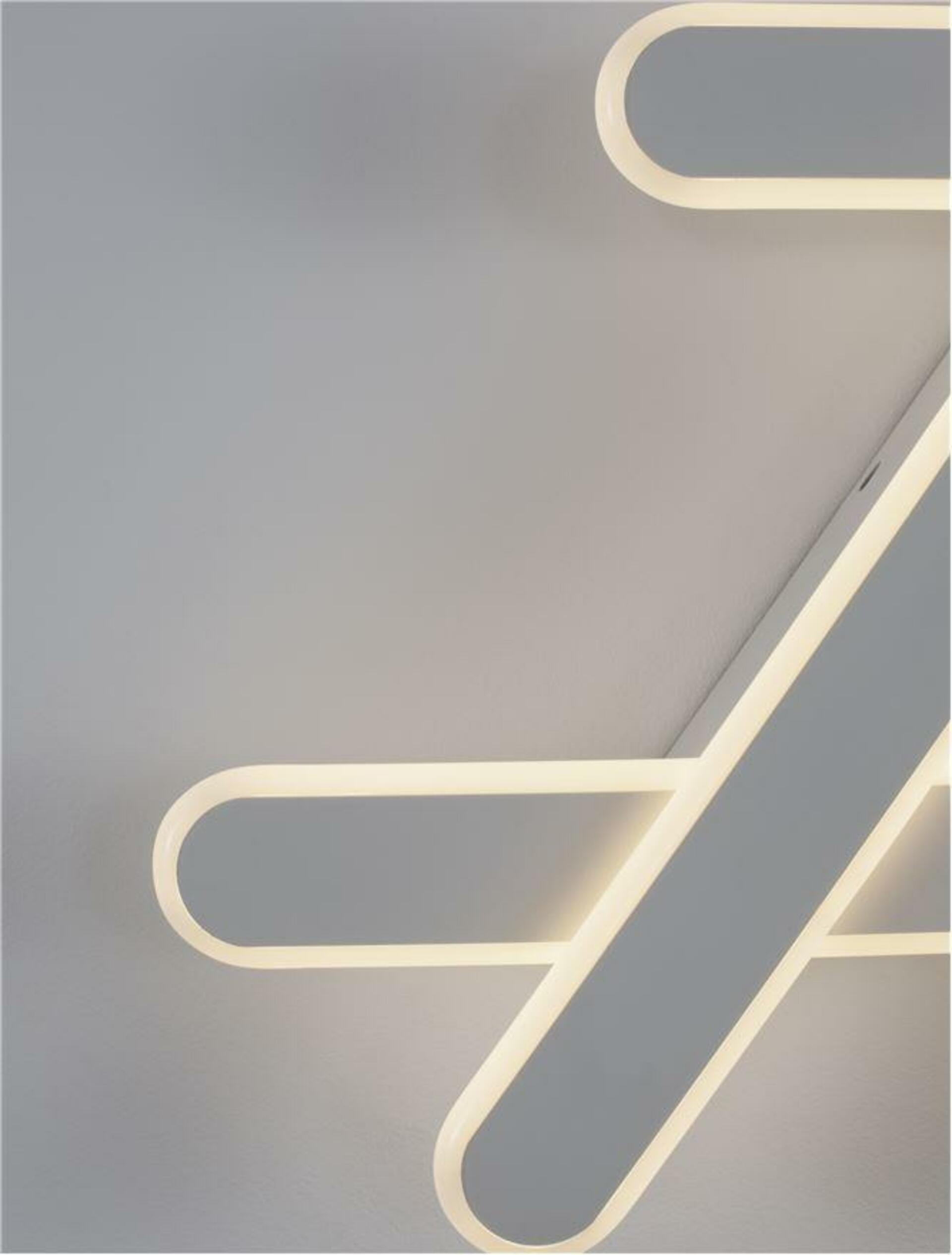 Nova Luce stropné svietidlo Willow biela oceľ a akryl Dx54.7x33.9x5.6cm Led 4