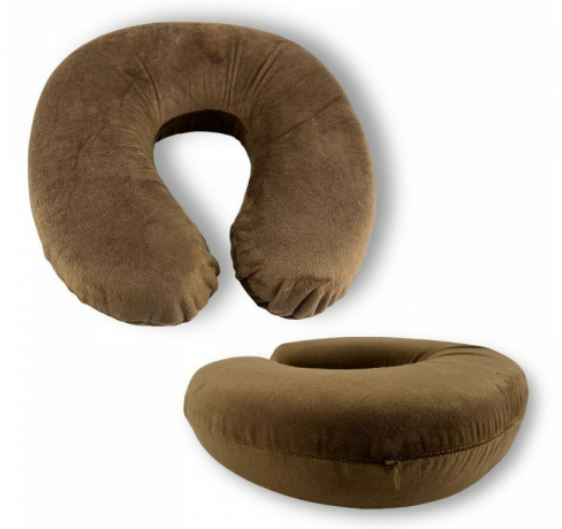 PODUSZKA PODRÓŻNA ROGAL NA SZYJĘ DO SAMOLOTU ZAGŁÓWEK PIANKA PAMIĘCIOWA Kolor odcienie niebieskiego