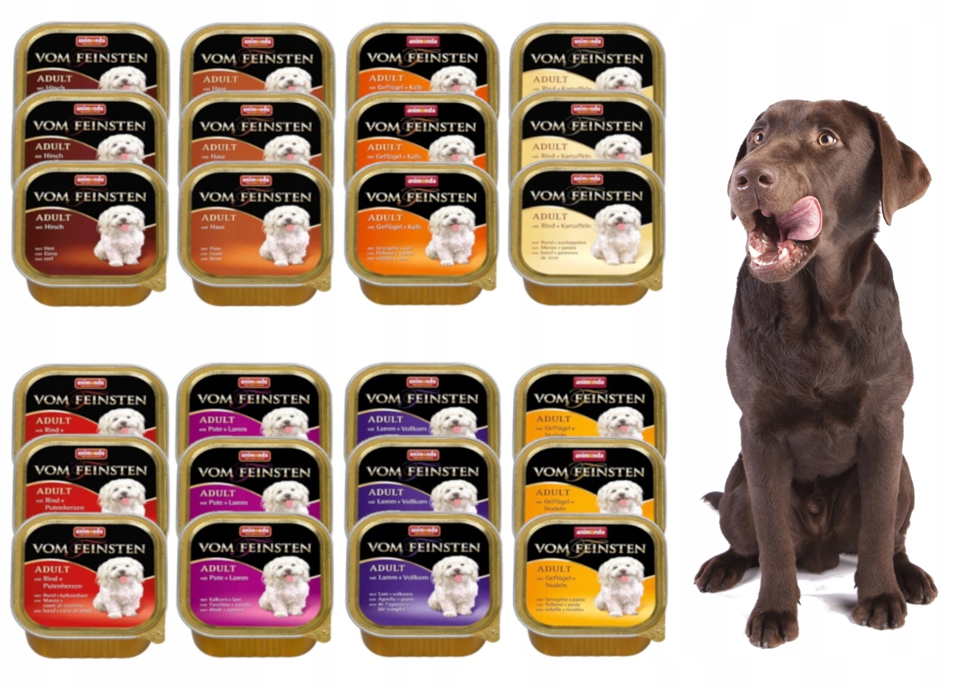 Animonda Vom Feinsten Adult 24 x 150g MIX Smaków