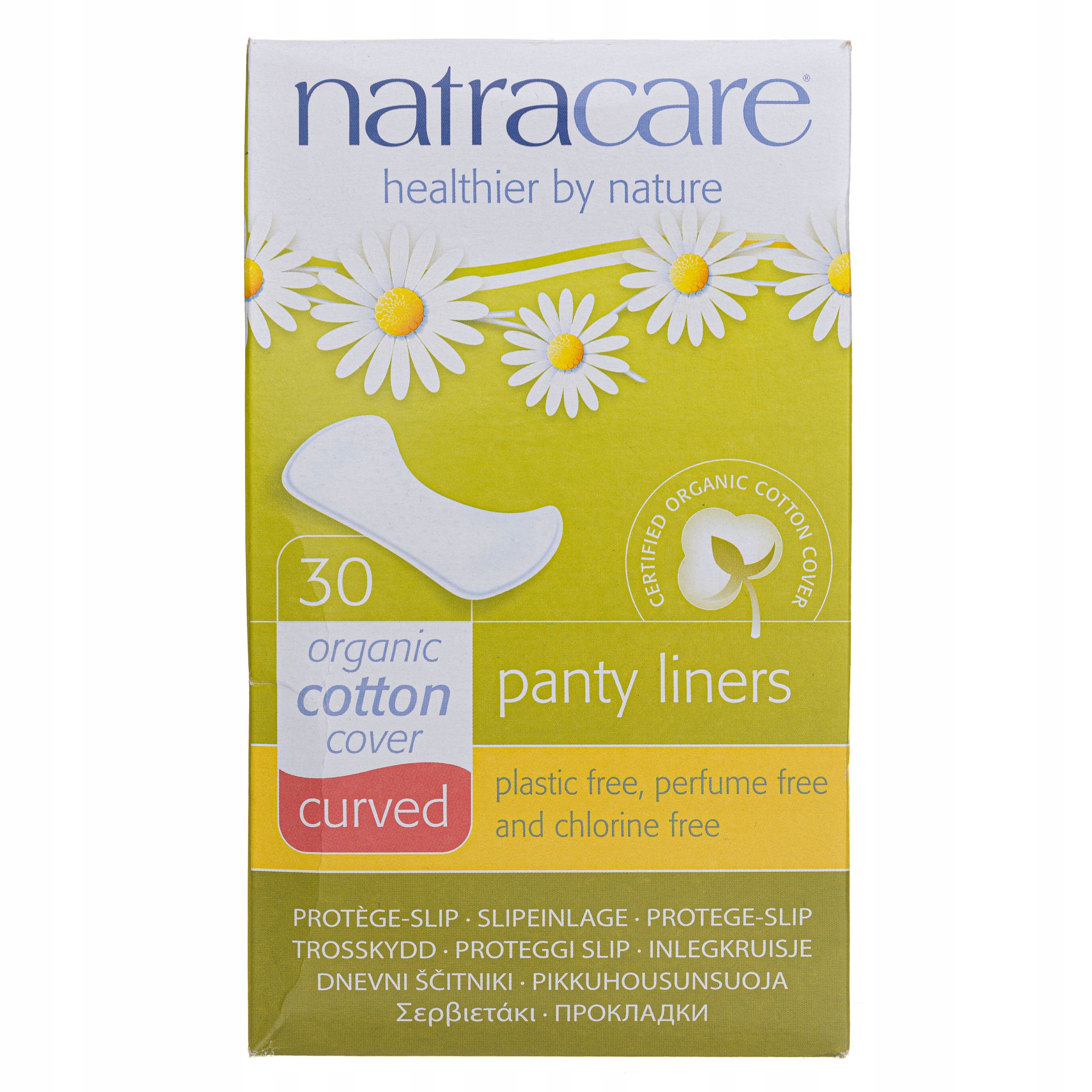 

Wkładki Higieniczne Curved Natracare Eko 30 sztuk