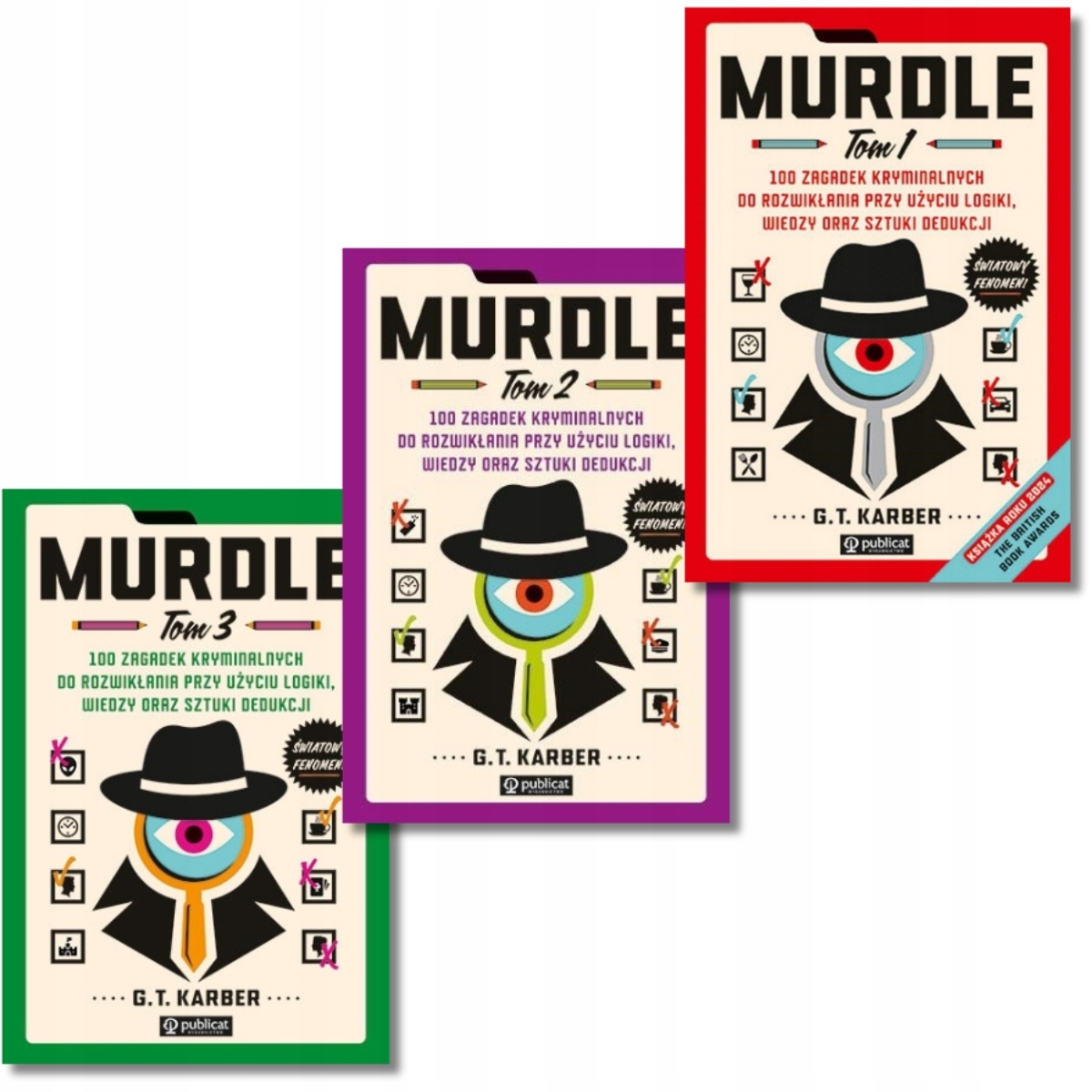 Pakiet Murdle. Tomy 1-3
