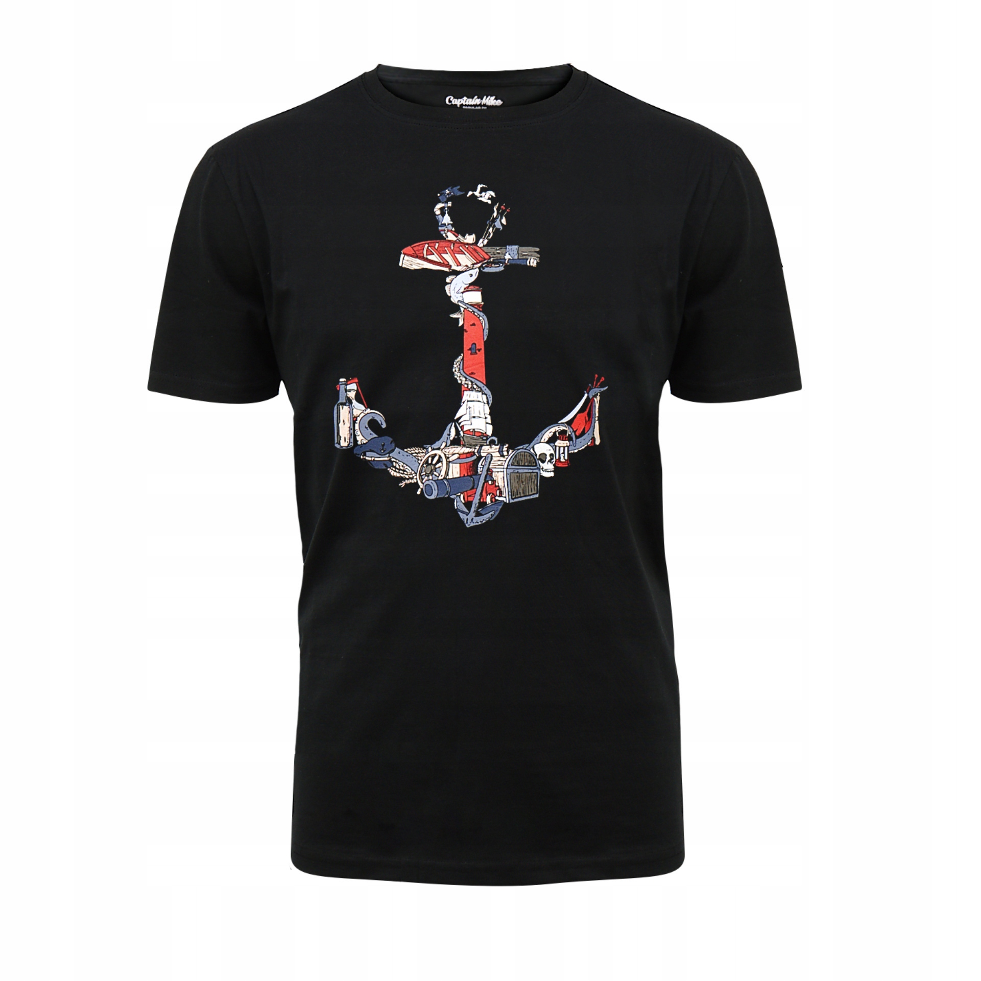 

Koszulka bawełniana męska T-shirt kotwica r.L