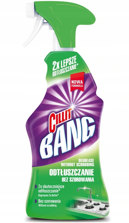 

Cillit Bang Turbo Tłuszcz i Smugi Spray 750ml