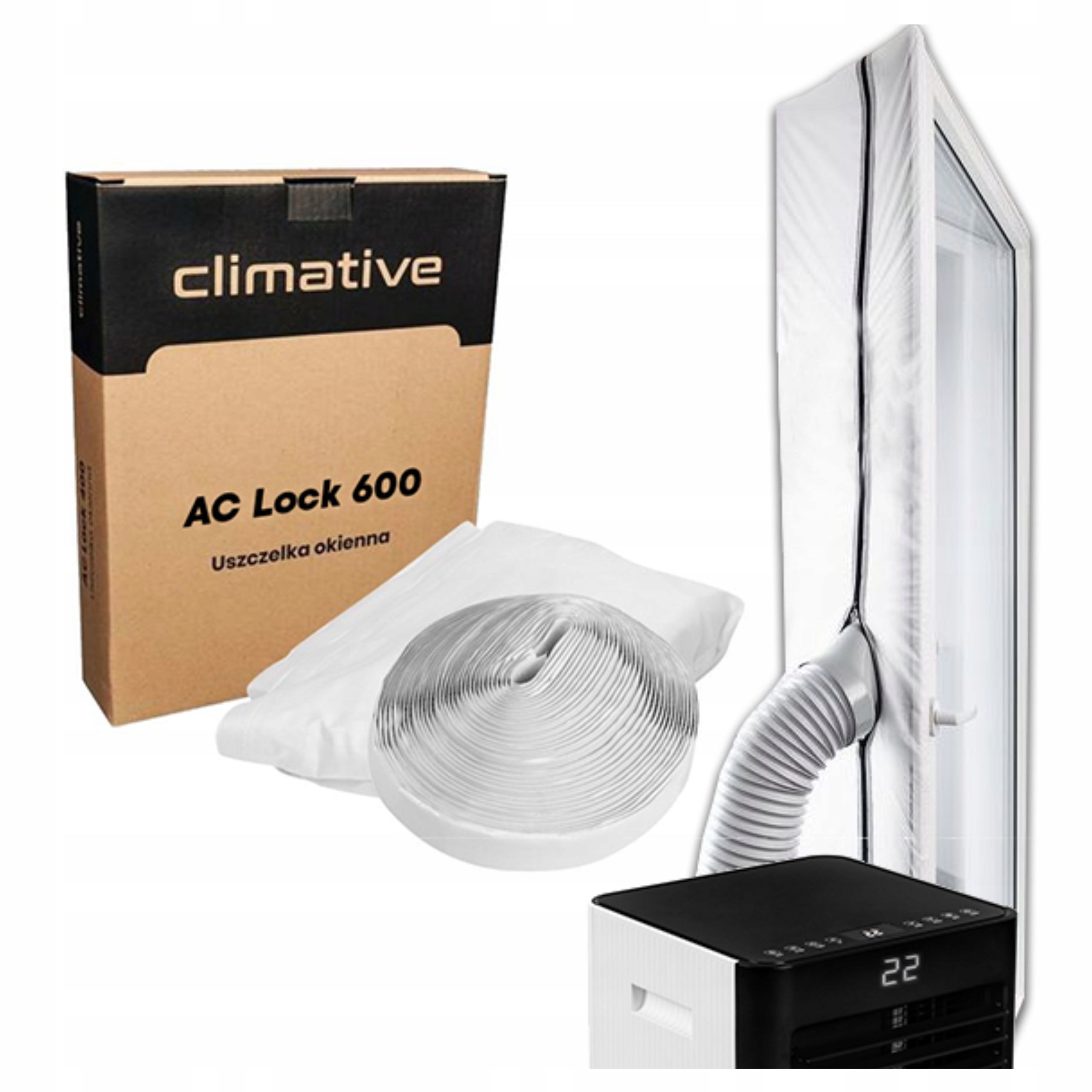 Okenní těsnění pro klimatizační zařízení, těsnění pro balkonové okno 6 m