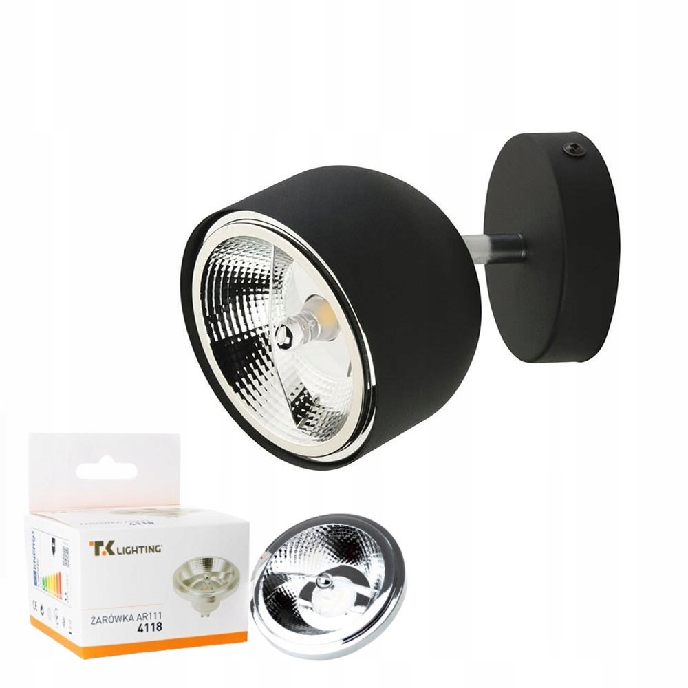 Lampa spot reflektor Altea Black 6517 Tk Lighting