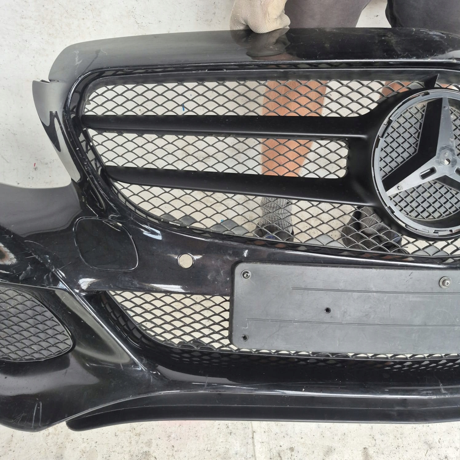 MERCEDES C-KLASA W205 14-> bumper front front PDC