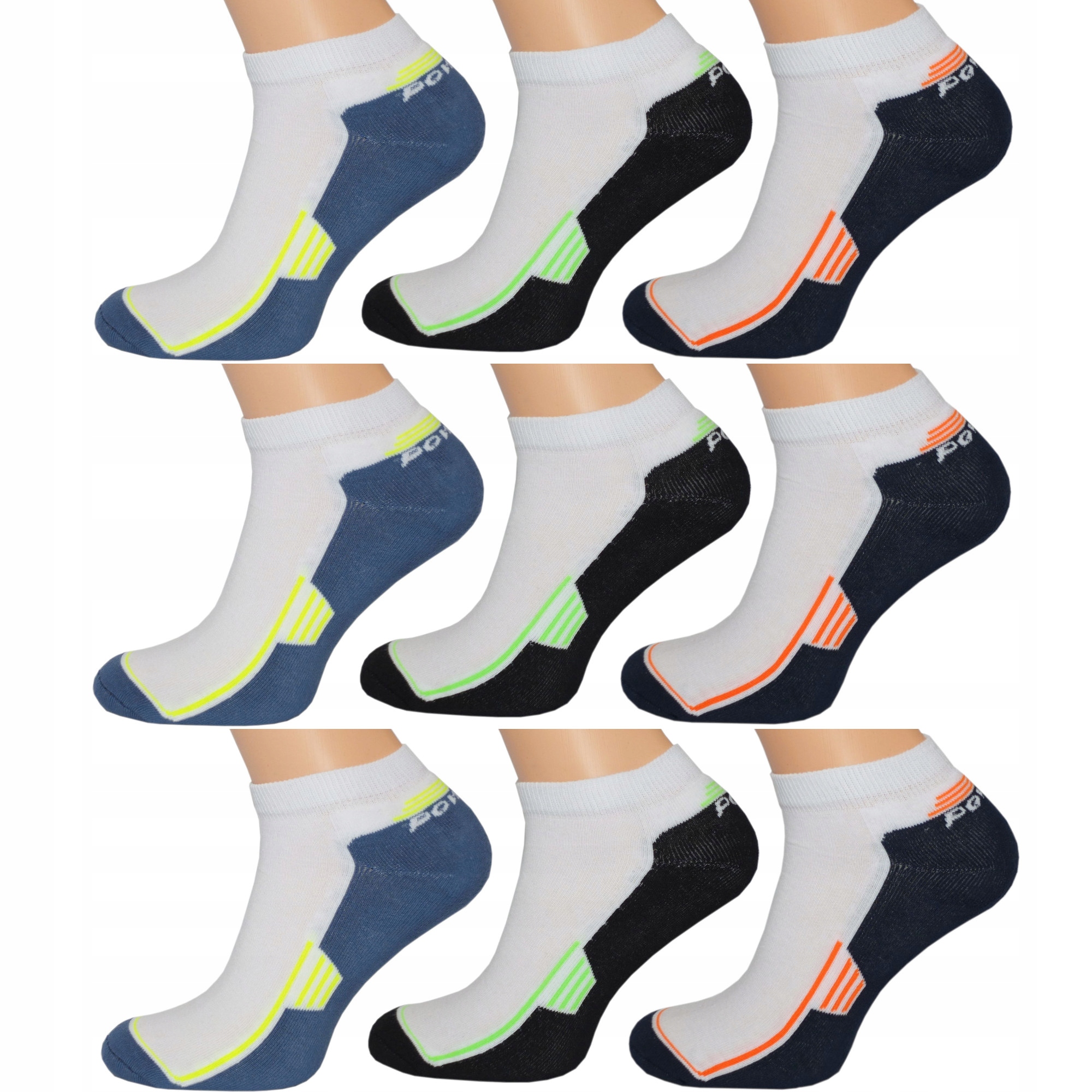 

9 x Stopki półfrotte Polskie czesana bawełna 38-40