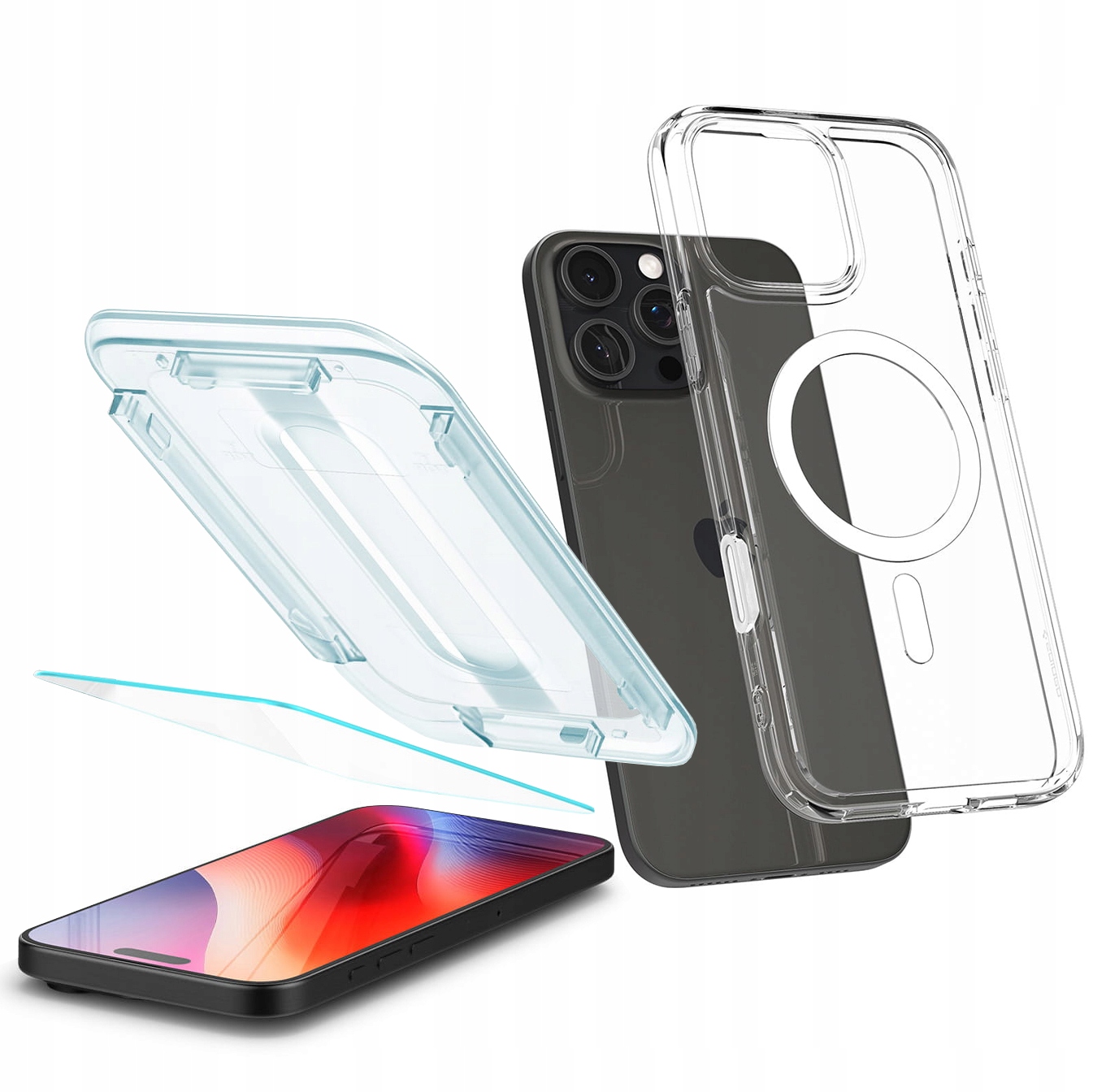 Pouzdro sklo Spigen pro iPhone 16 Pro Max pouzdro pro MagSafe kryt zadní kryt