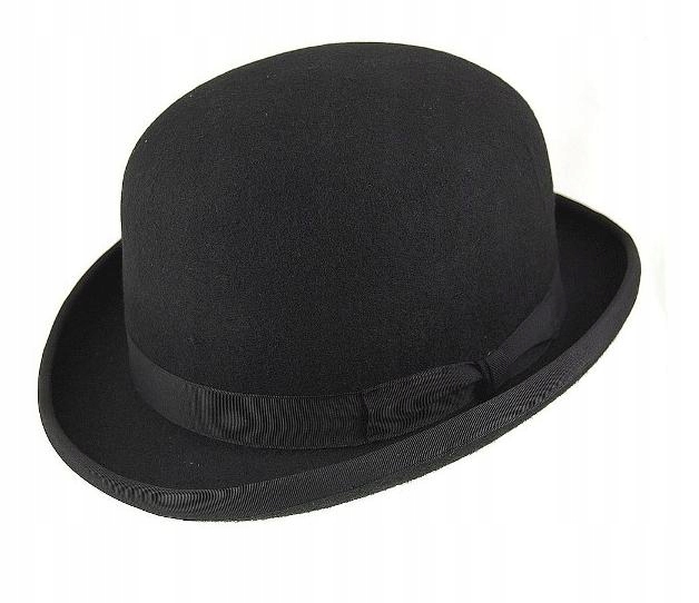 Klobouk Melonik Filcový Vlněný Černý Witleather Skoczów Výrobce