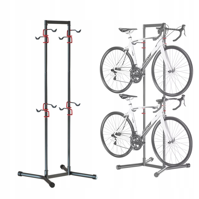 Vysoký, Stabilní Stativový Stojan Pro 2 4 Jízdní Kola 217 CM, Hmotnost 12 Kg