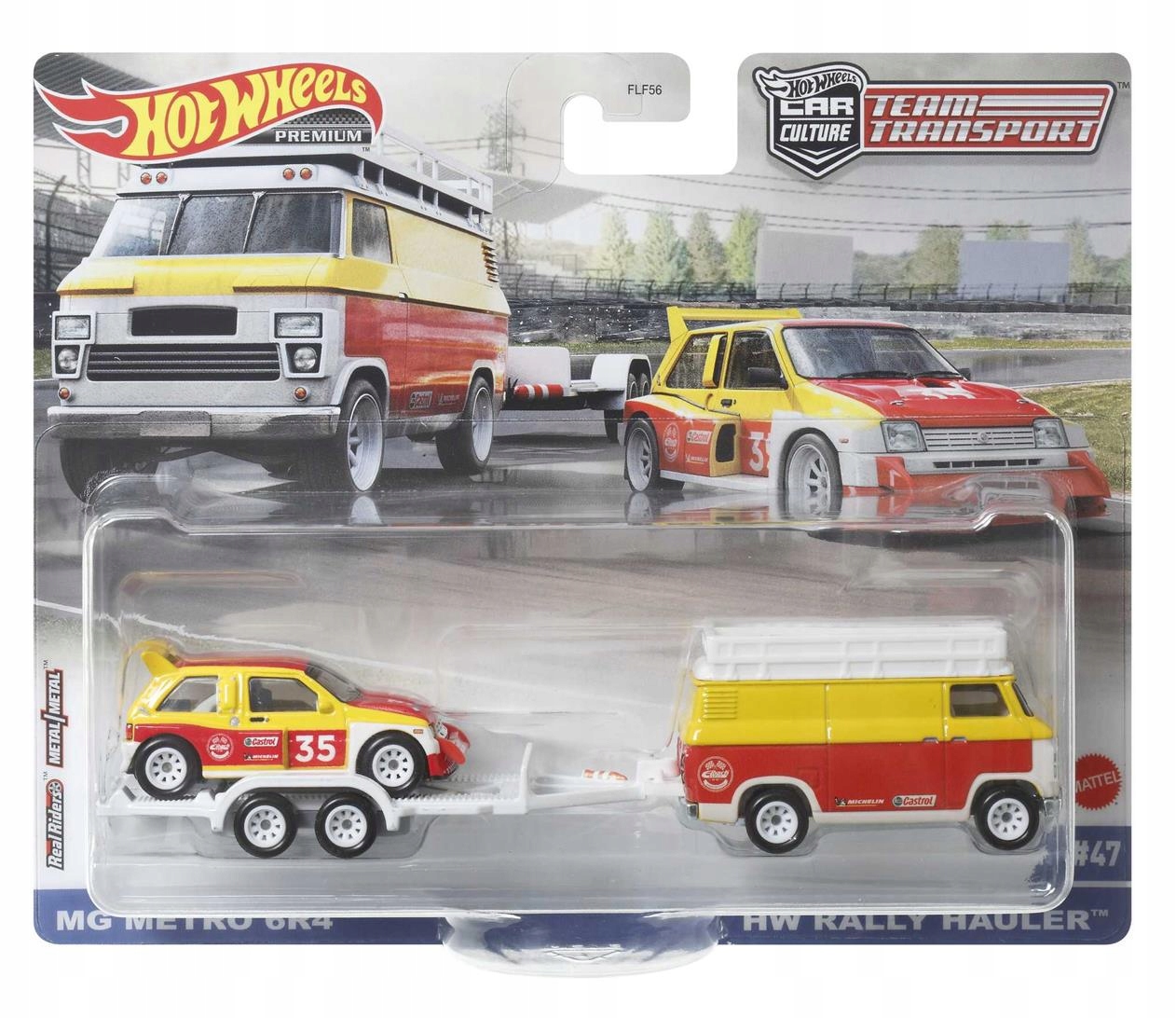 

Hot Wheels Premium Mg Metro 6R4 & Rally Hauler