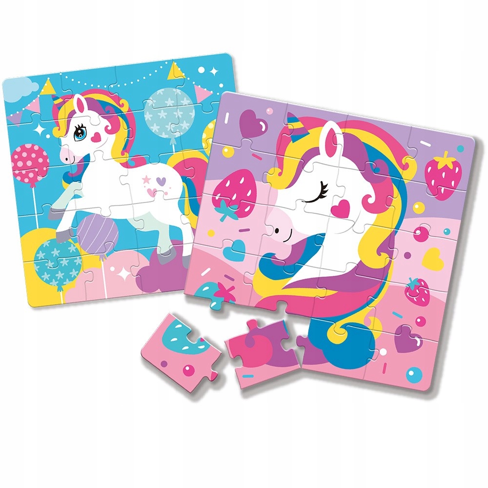 

Genialny Dzieciak Puzzle Magnetyczne Jednorożce