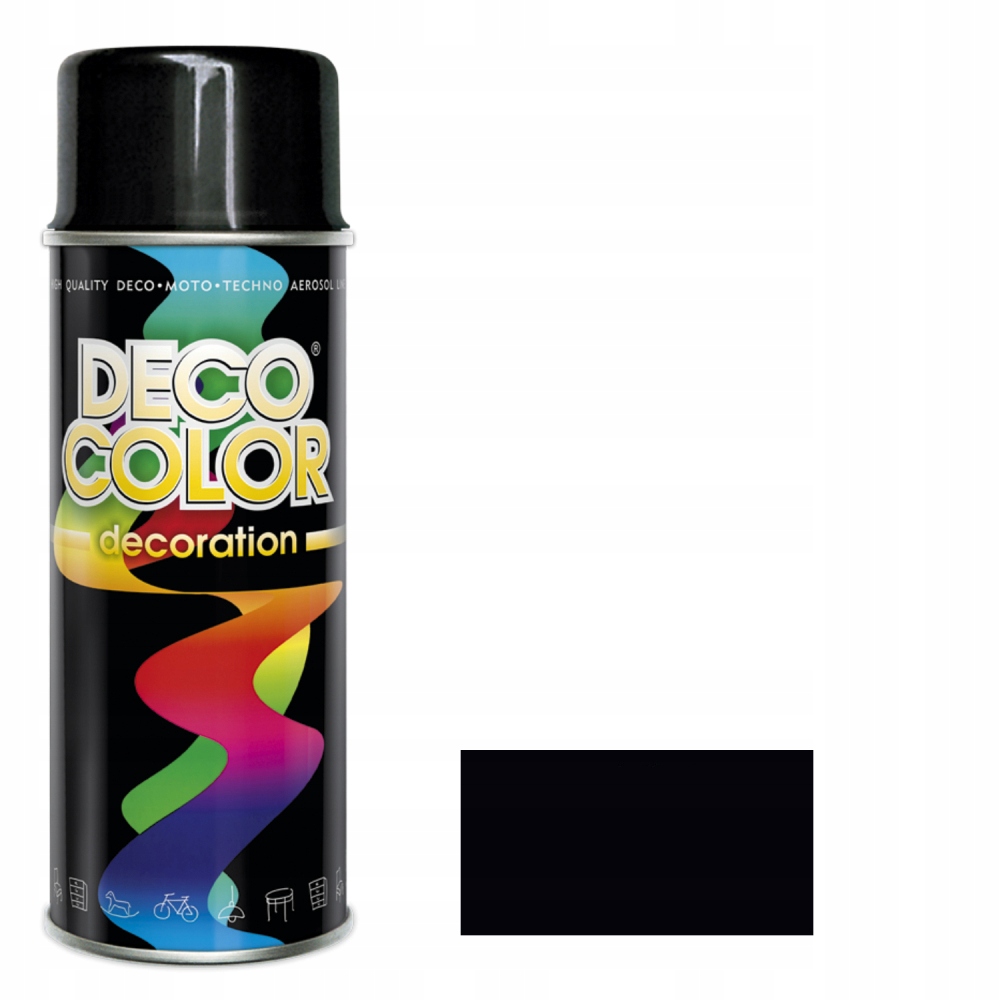 

LAkier Deco Color 400ml czarny Połysk. Ral 9005