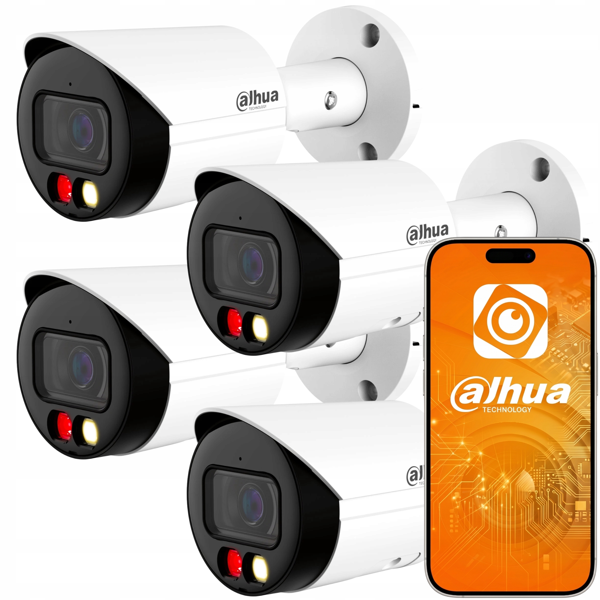 Kamera 4x IPC-HFW2849S-S-IL-0280B 8MPX Detekcja IR30M Roi Blc IP67 Dahua
