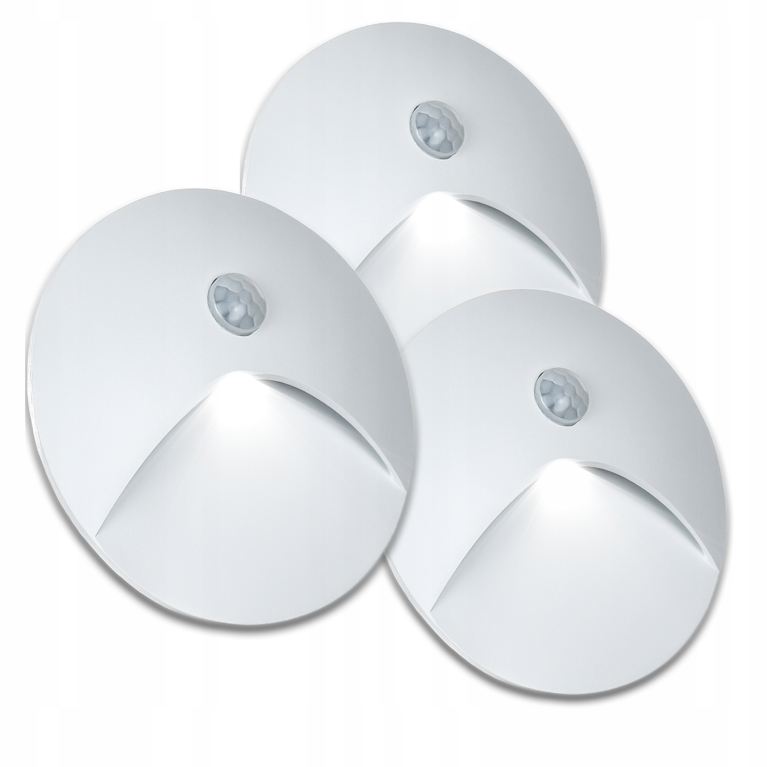 3X Hliníková Schodišťová Objímka, Bílé Osvětlení Schodů, Světlo Na Schody