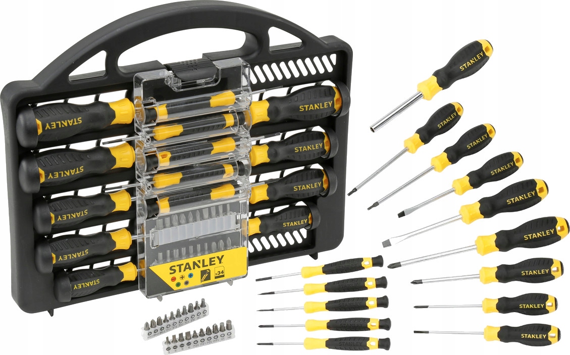 

Stanley Zestaw Wkrętaki Śrubokręt Bity 34EL 62-141