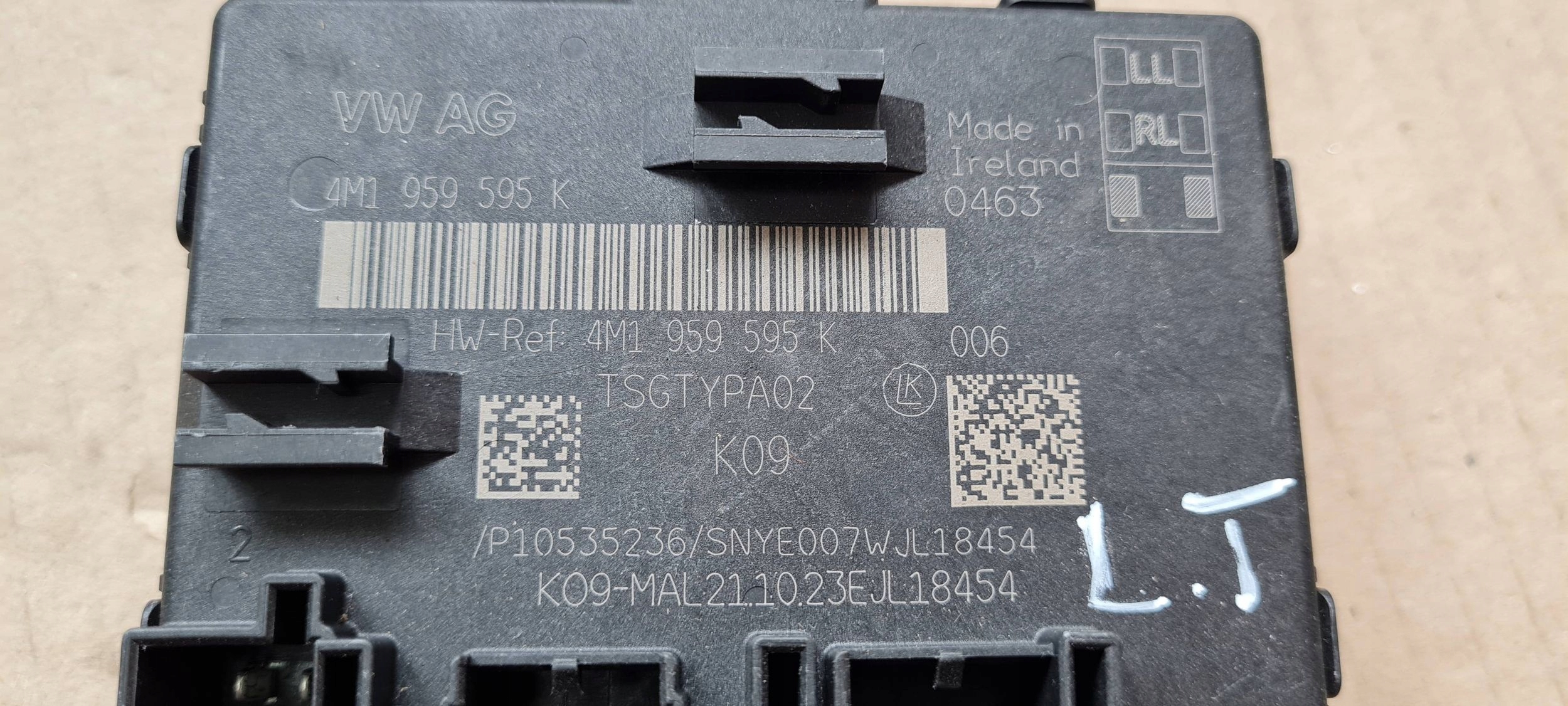 SQ8 4M RSQ8 Q8 module control unit door rear part 4M1959595K A6 C8 Q7