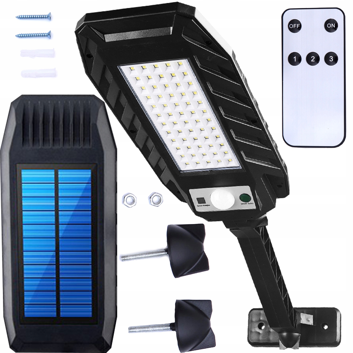 

Lampa Solarna Uliczna Z Czujnikiem Zmierzchu Ruchu
