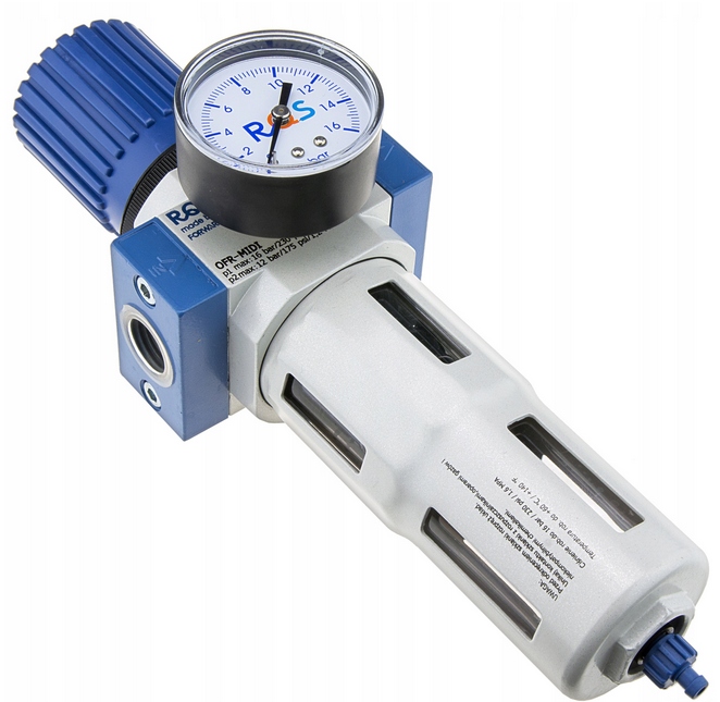 REDUKTOR CIŚNIENIA FILTR POWIETRZA ODWADNIACZ 1/2 Marka RQS