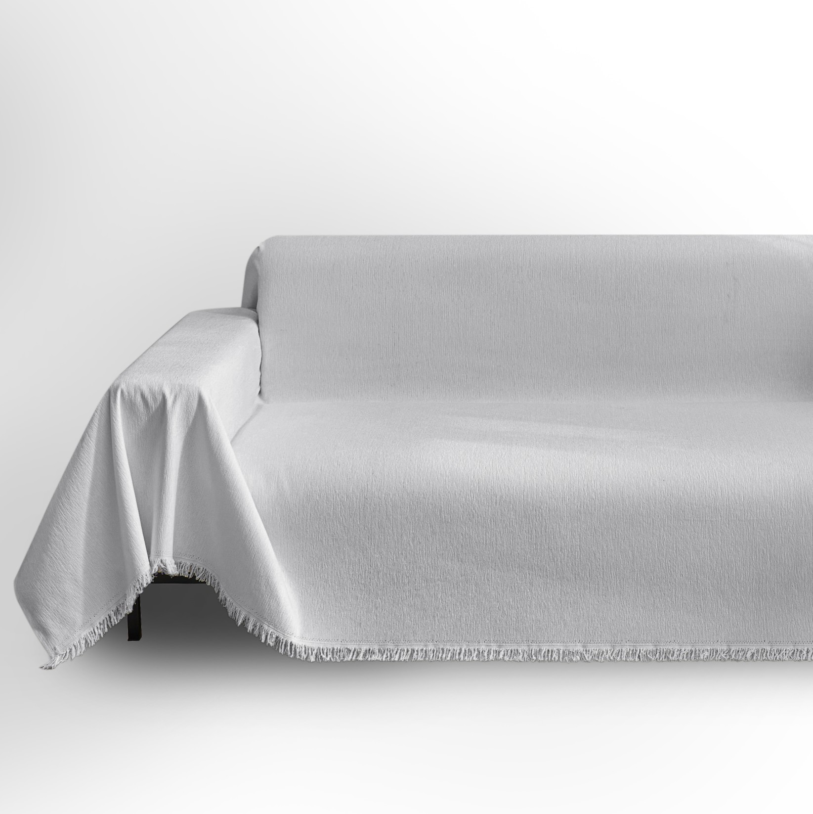 Filumi Potah na pohovku rohový přehoz Světle Šedý 230x380