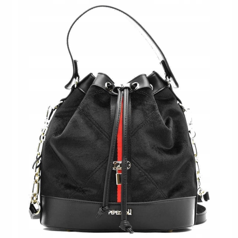 Pepe Moll 242382 Velvet Negro dámská černá kabelka Eko Kůže módní