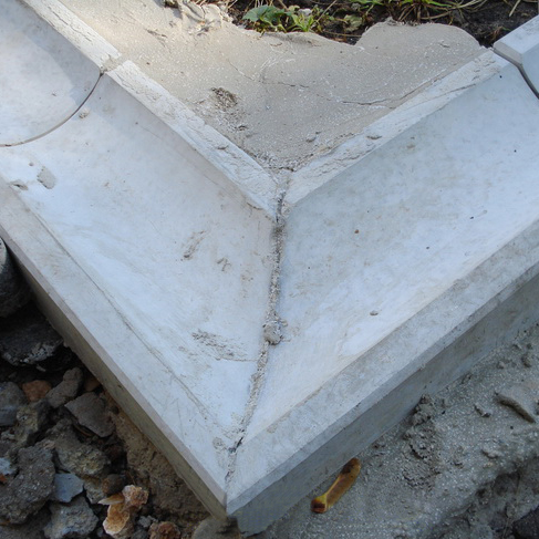 FORMA DO BETONU ODPŁYW KORYTKO ODPŁYWOWE KOSTKA Kształt nieregularna