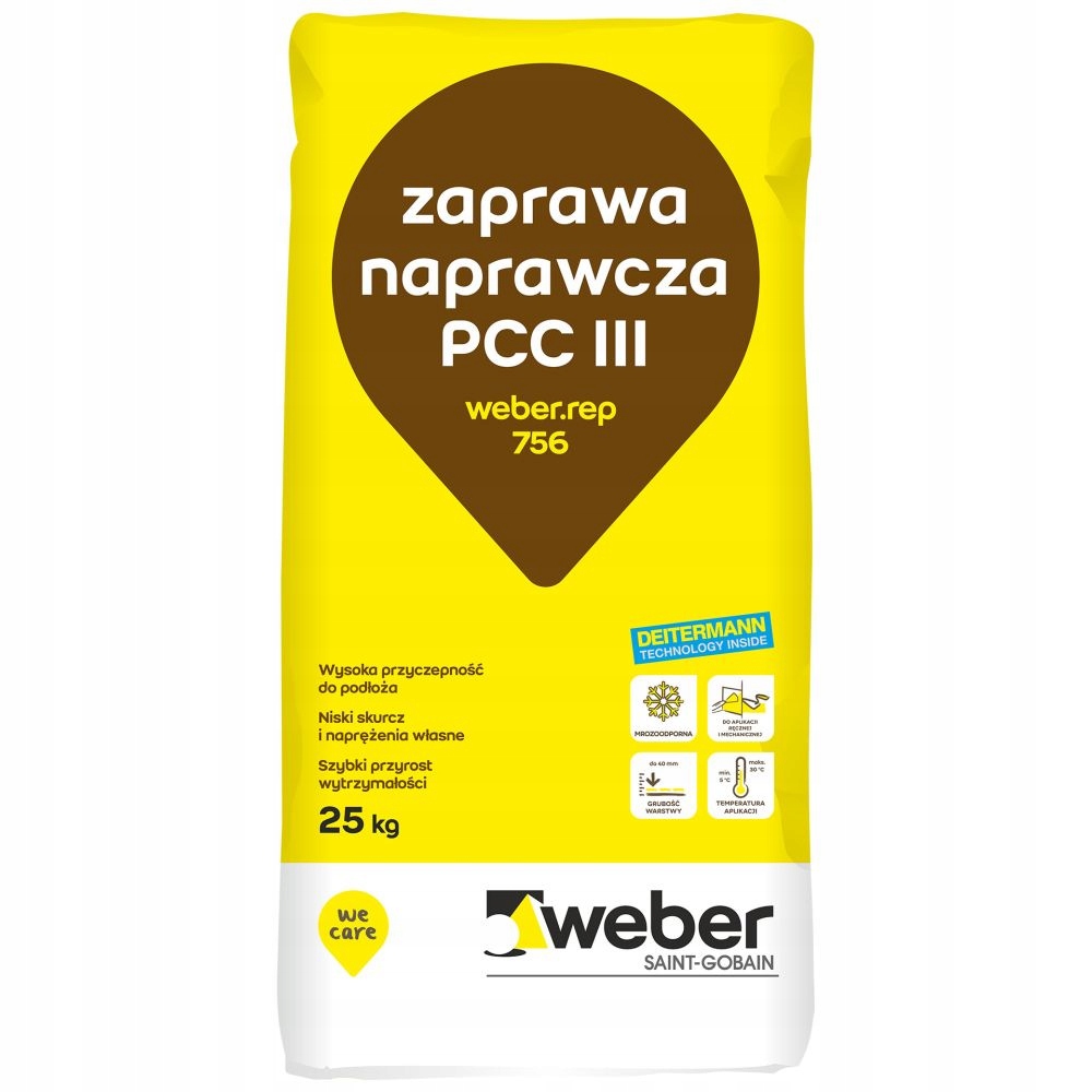 Zaprawa naprawcza Pcc weber rep 756 25 kg