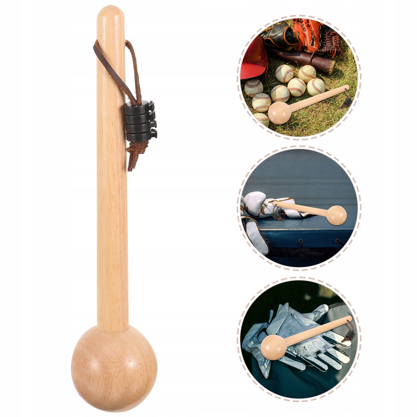 1 ZESTAW RĘKAWICE BASEBALLOWE MŁOTEK DREWNIANY MŁOTEK Kod producenta 4654543403412918229