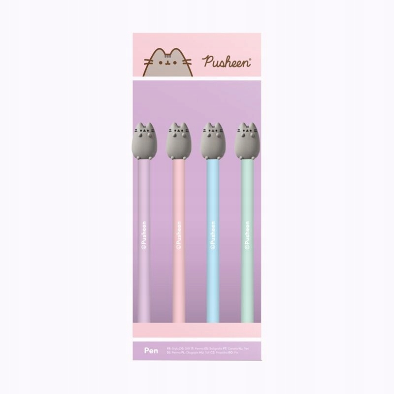 Pisaki Pusheen Puckator 4 szt. Puckator