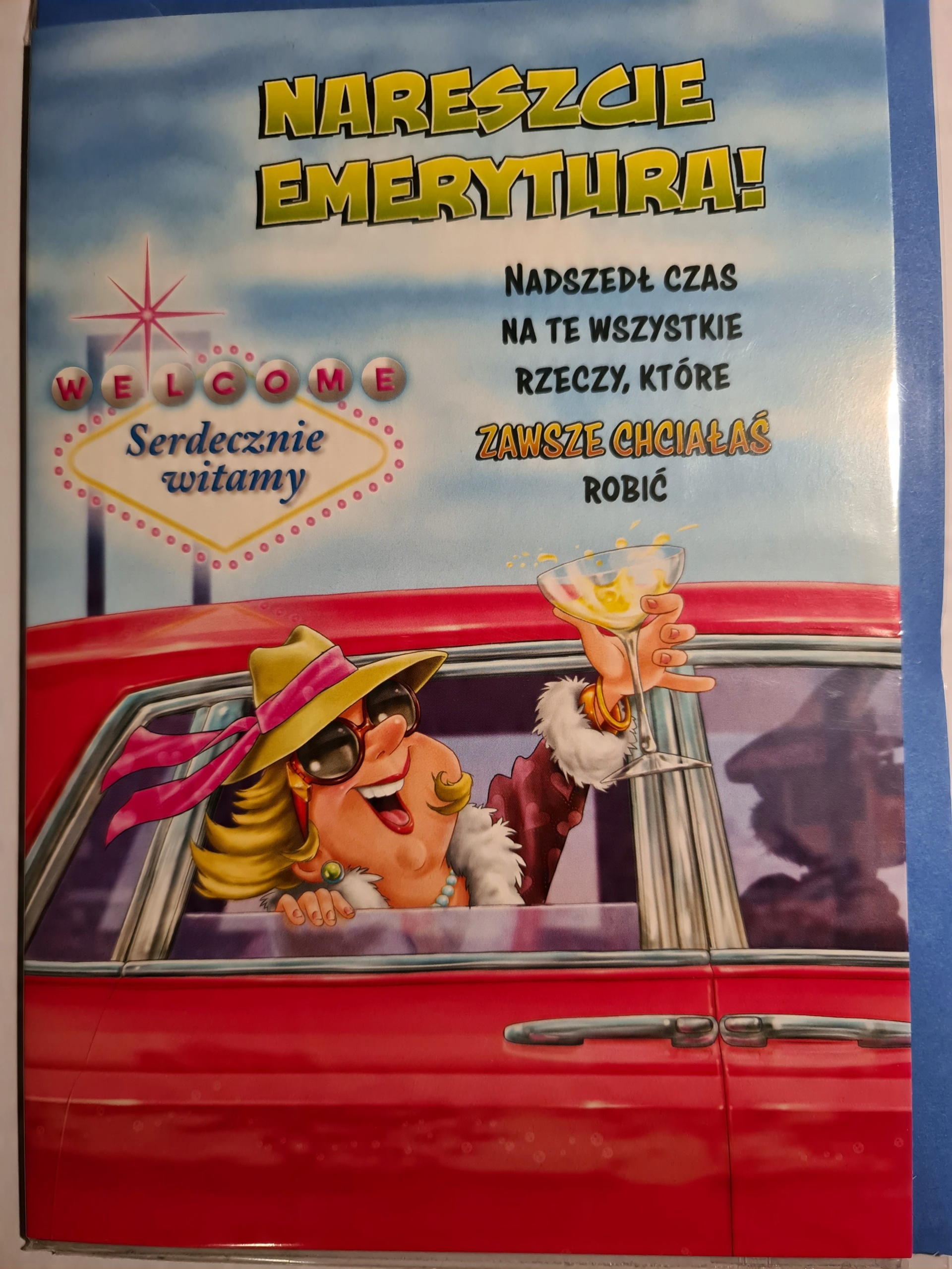 

kartka Z Okazji Przejścia Na EMERYTURę Emerytura