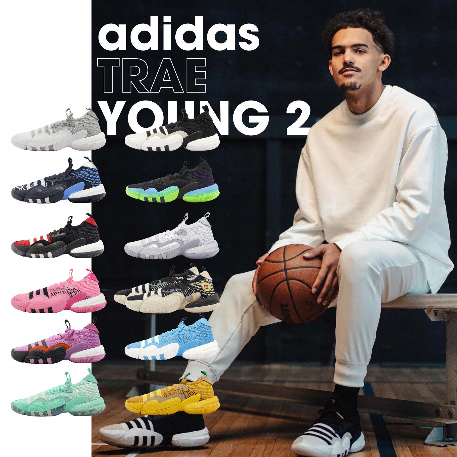 Buty do koszykówki Adidas Trae Young 2.0 H06483 r. 38 Wysokość brak informacji