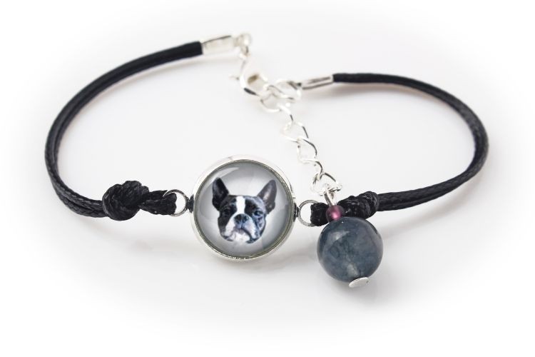 

Boston Terrier Bransoletka Twoje zdjęcie Handmade