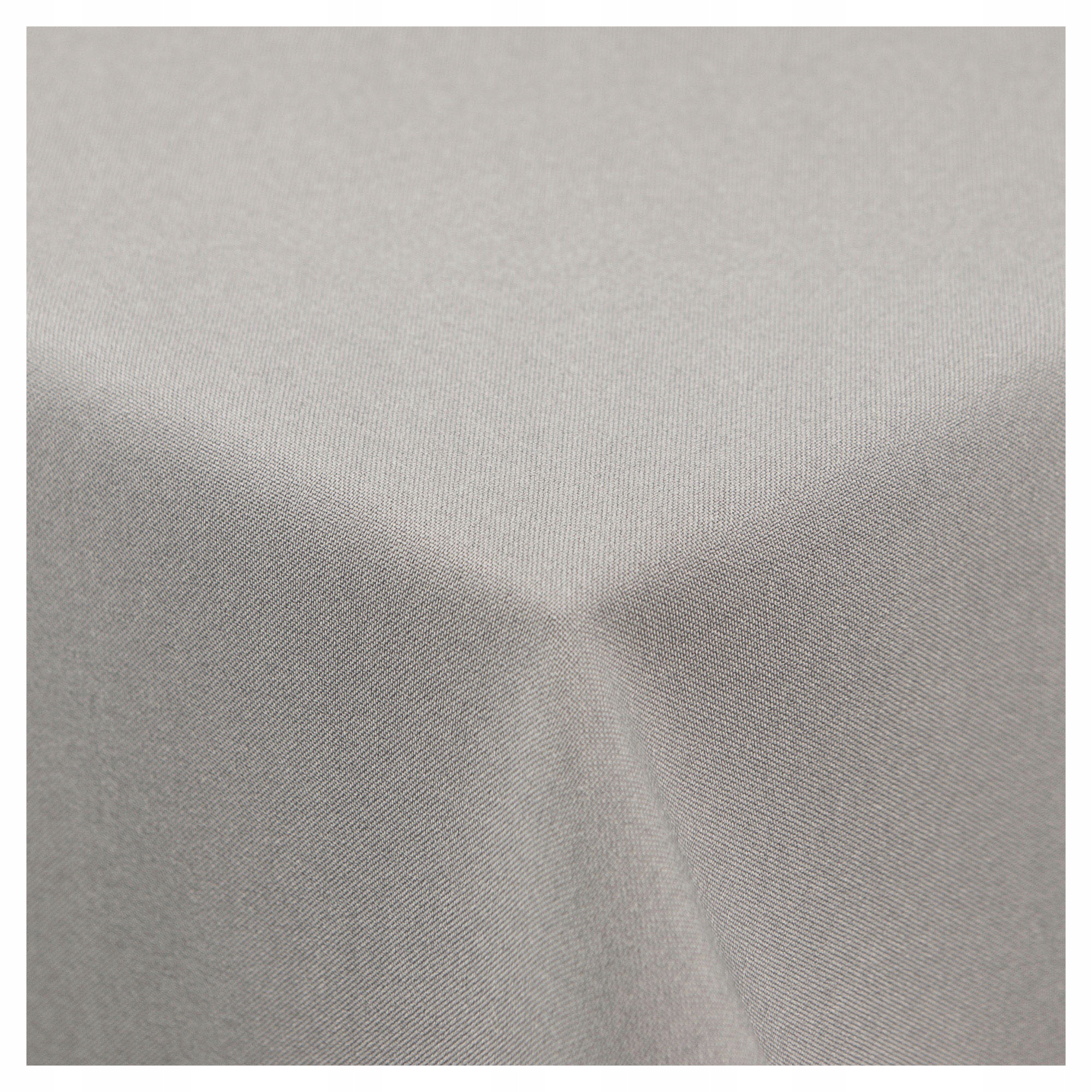 ELEGANCKI GŁADKI KWADRATOWY OBRUS SZARY 100x100