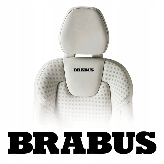 

Naklejka na fotel skórzany z logo Brabus