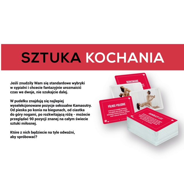 Erotyczne Pozycje na Rocznicę KAMASUTRA 90 KART Okazja rocznica