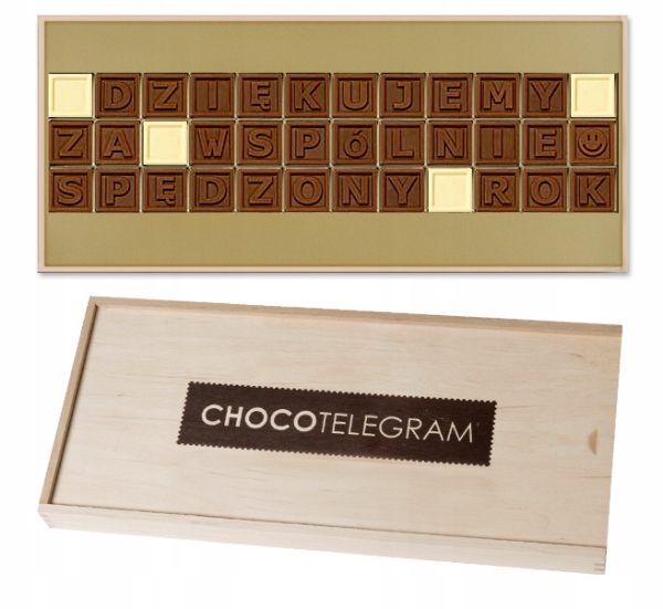 czekoladowa Dziękujemy za wspólnie spędzony rok