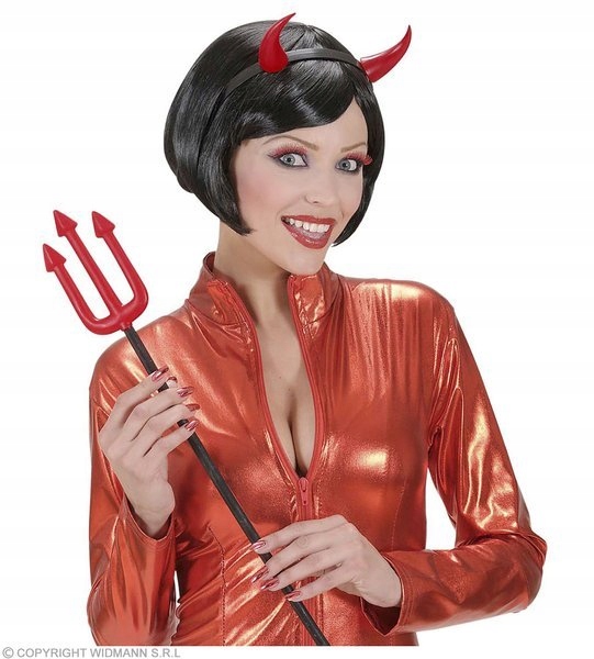 OPASKA ROGI DIABŁA MAŁE CZERWONE DIABEŁEK DIABEŁ UNISEX DODATEK HALLOWEEN Płeć uniseks