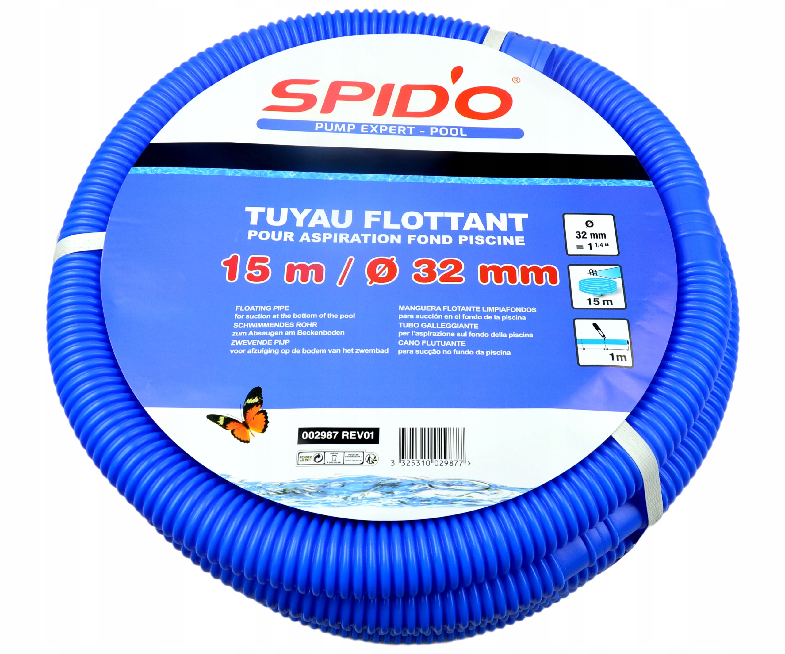 

Wąż Spido do Filtra Pompy Basenowej 32mm 15m