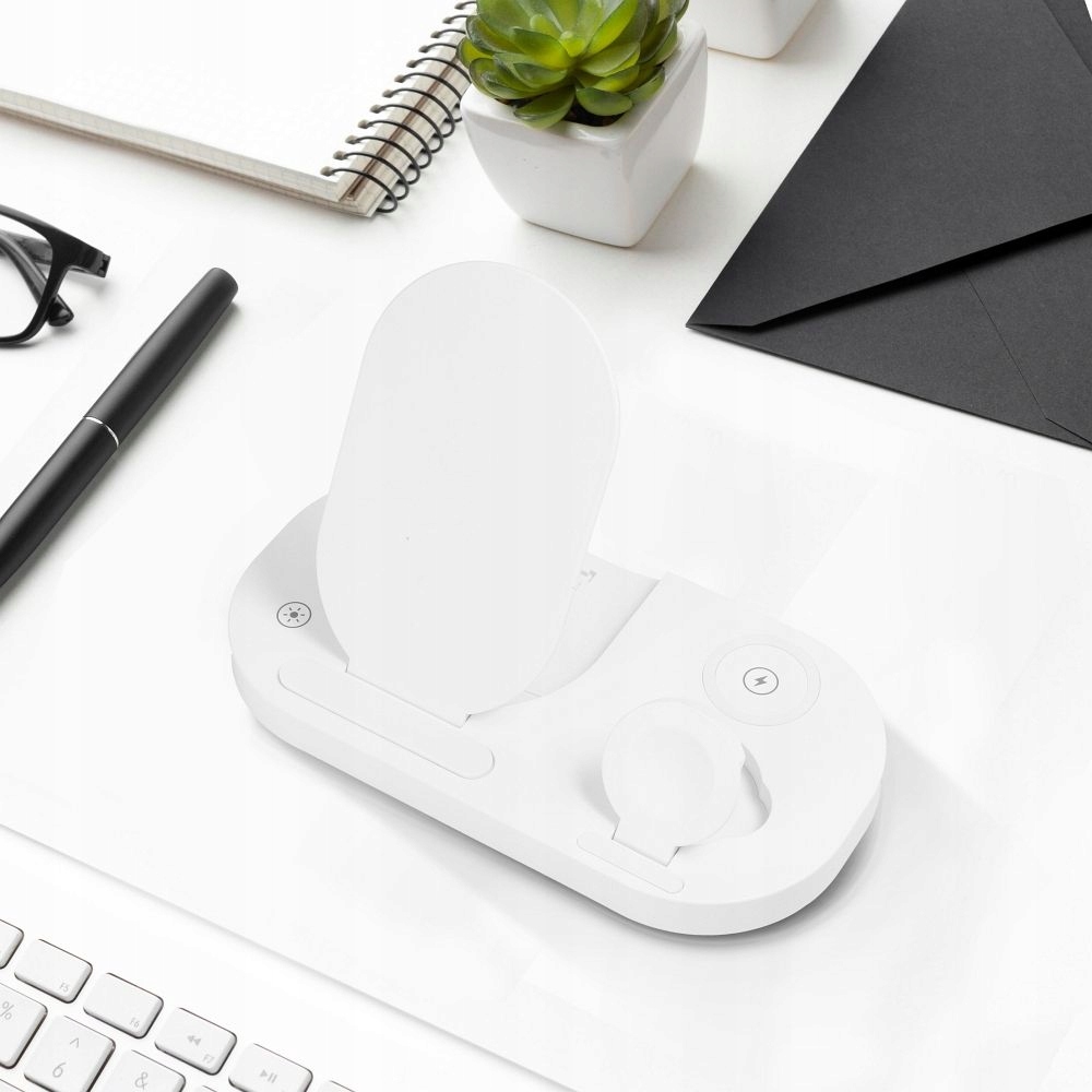 Stacja Smart 3w1 15W do Apple iPhone Watch Airpods Liczba urządzeń ładowanych jednocześnie 3