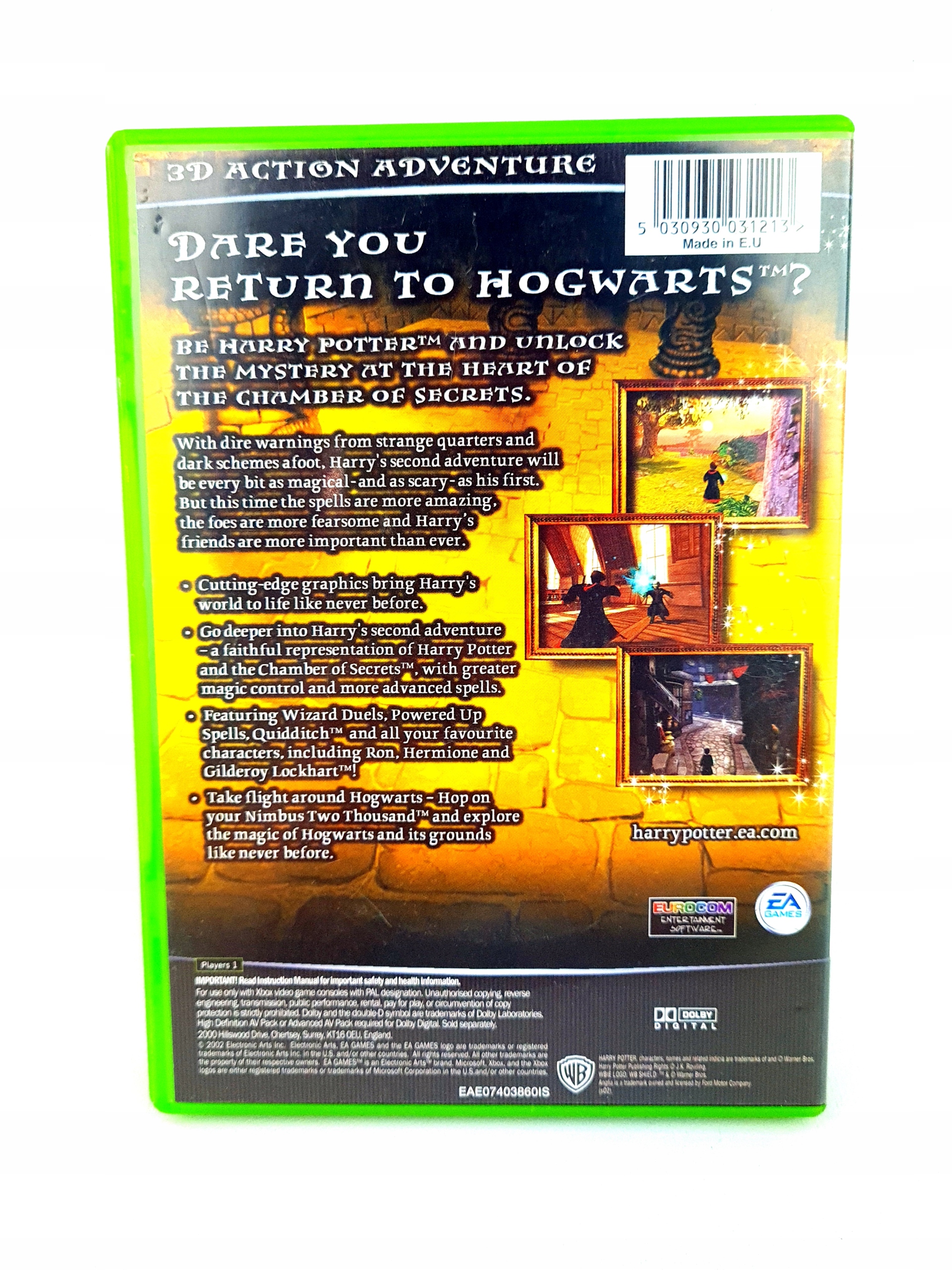 HARRY POTTER AND THE CHAMBER OF SECRETS KOMNATA TAJEMNIC XBOX CLASSIC ENG Wydawca .dat