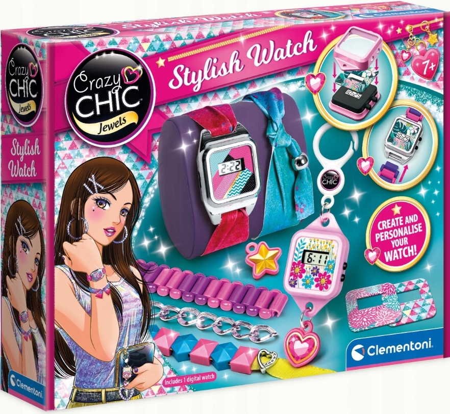 

Crazy Chic Zestaw Do Zrobienia Zegarka Zegarek 7+