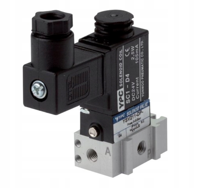Elektroventil YSV211-DP 3/2 M5 N.c. Normálně Uzavřený Ypc