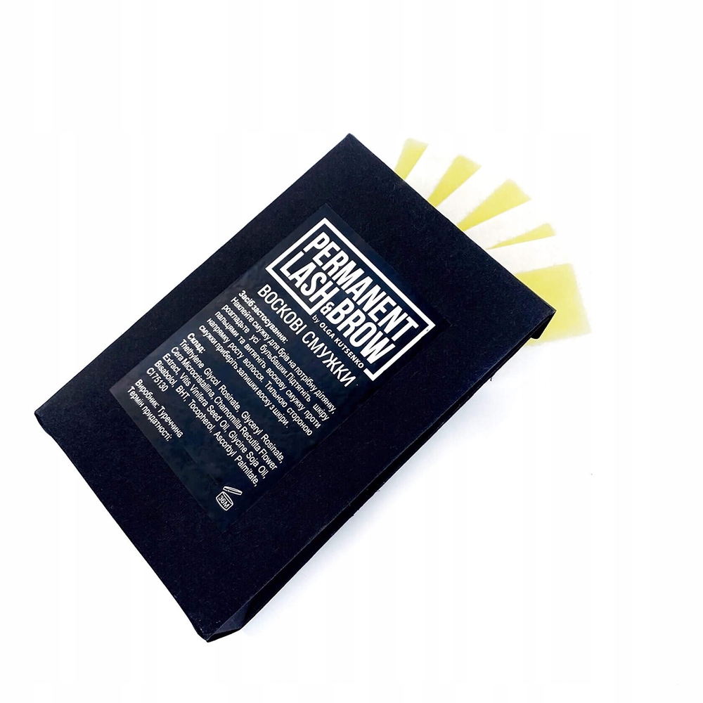 Paski woskowe do depilacji brwi Permanent lash&brow