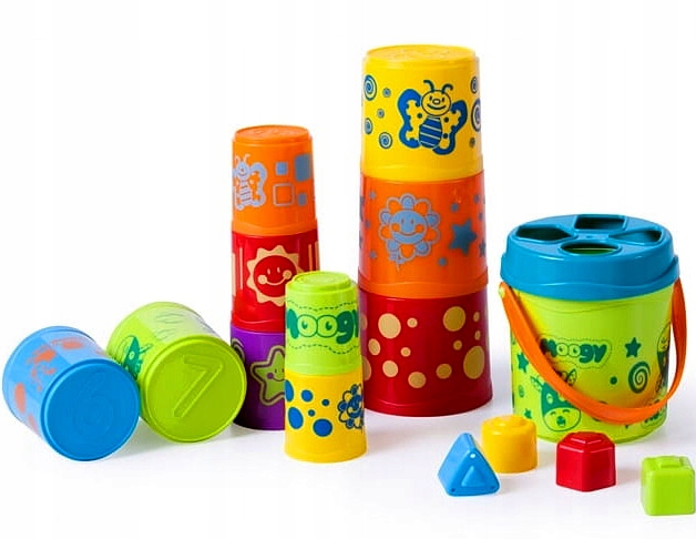 

Miniland Układanka Wieża Kubeczki Sorter Wiaderko