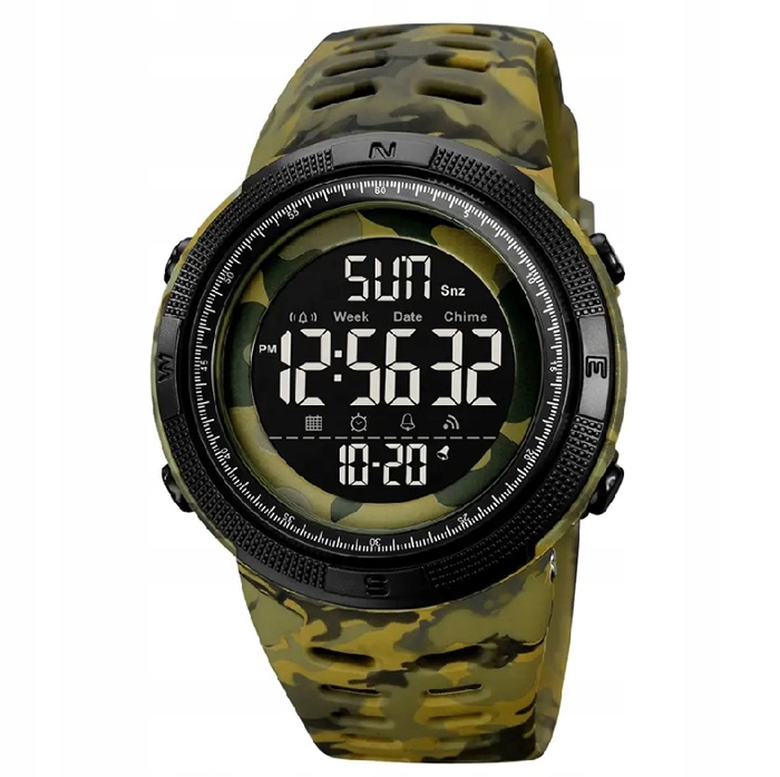 Zegarek męski SKMEI 1251 elektroniczny cyfrowy wodoodporny, zegarek na rękę Rodzaj cyfrowe