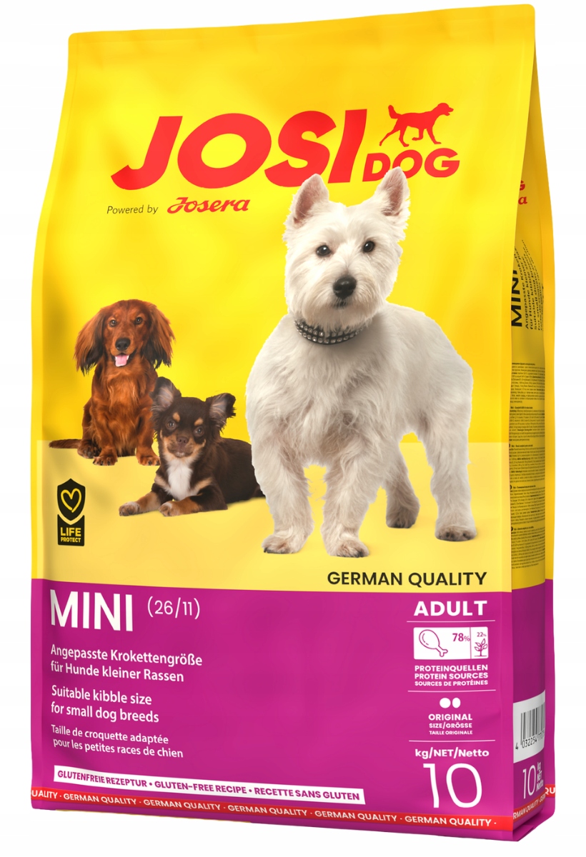 Levně Josera JosiDog Adult Mini Suché krmivo pro psa 10 kg kuře