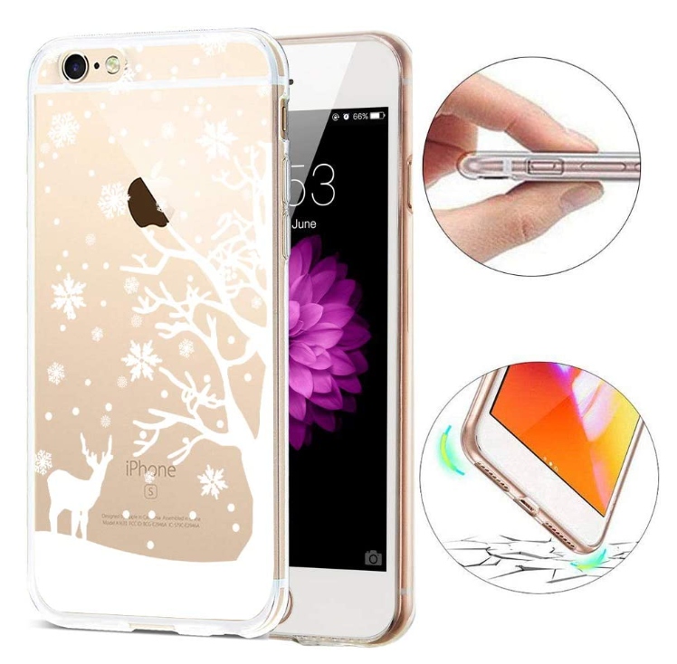 Etui na Iphone 7 Plus/8 Plus Biały Śnieżynka