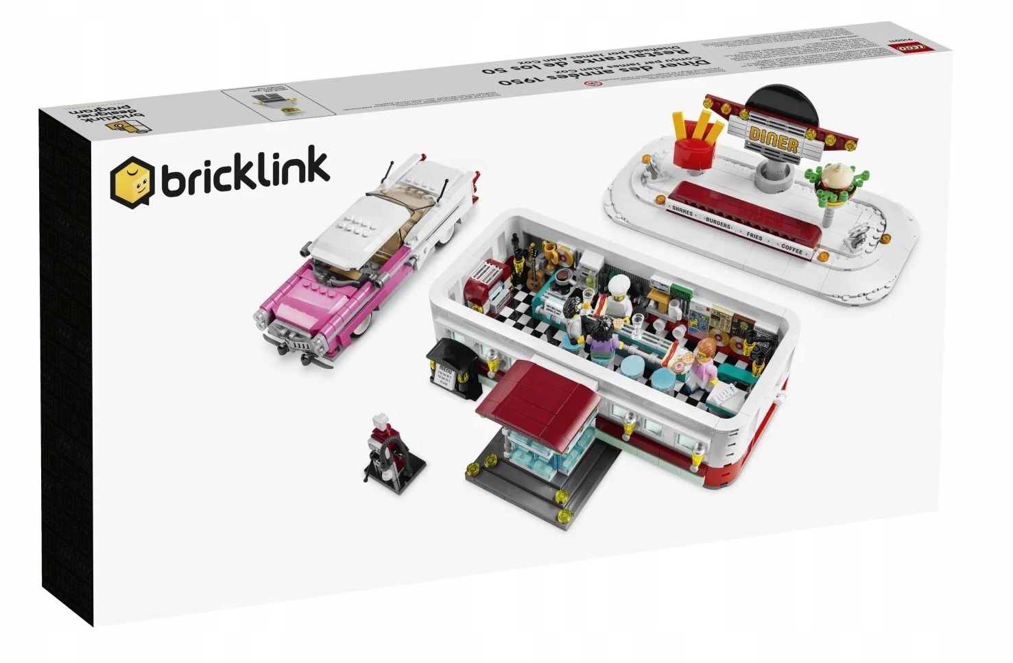 LEGO BRICKLINK 910011 RESTAURACJA Z LAT 50 NOWOŚĆ Marka LEGO
