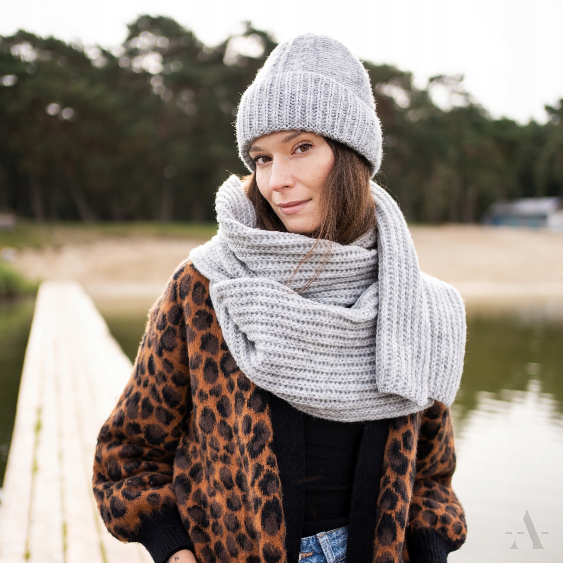 KOMPLETY ZIMOWE CZAPKA I SZALIK SZALIKI CZAPKI ZIM Rozmiar uniwersalny